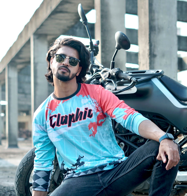 Claphic Wanderer : Unisex Motocross Jersey